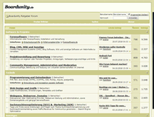 Tablet Screenshot of boardunity.de